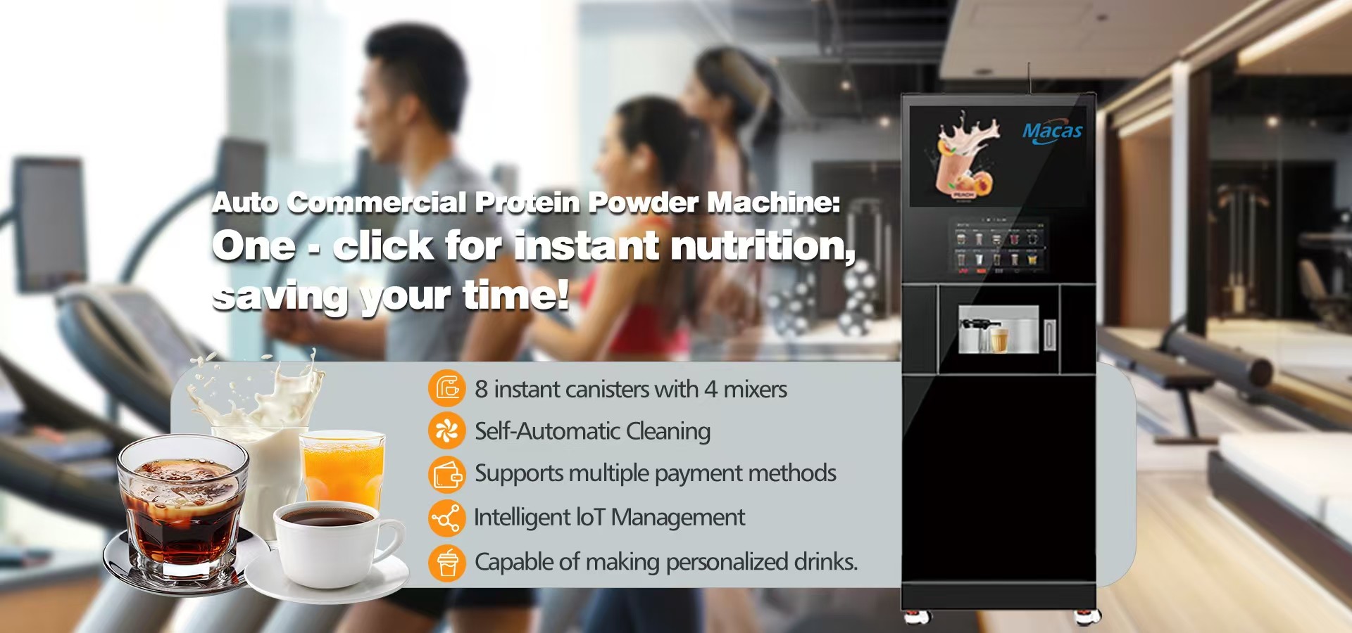 calidad Máquinas expendedoras comerciales de café fábrica