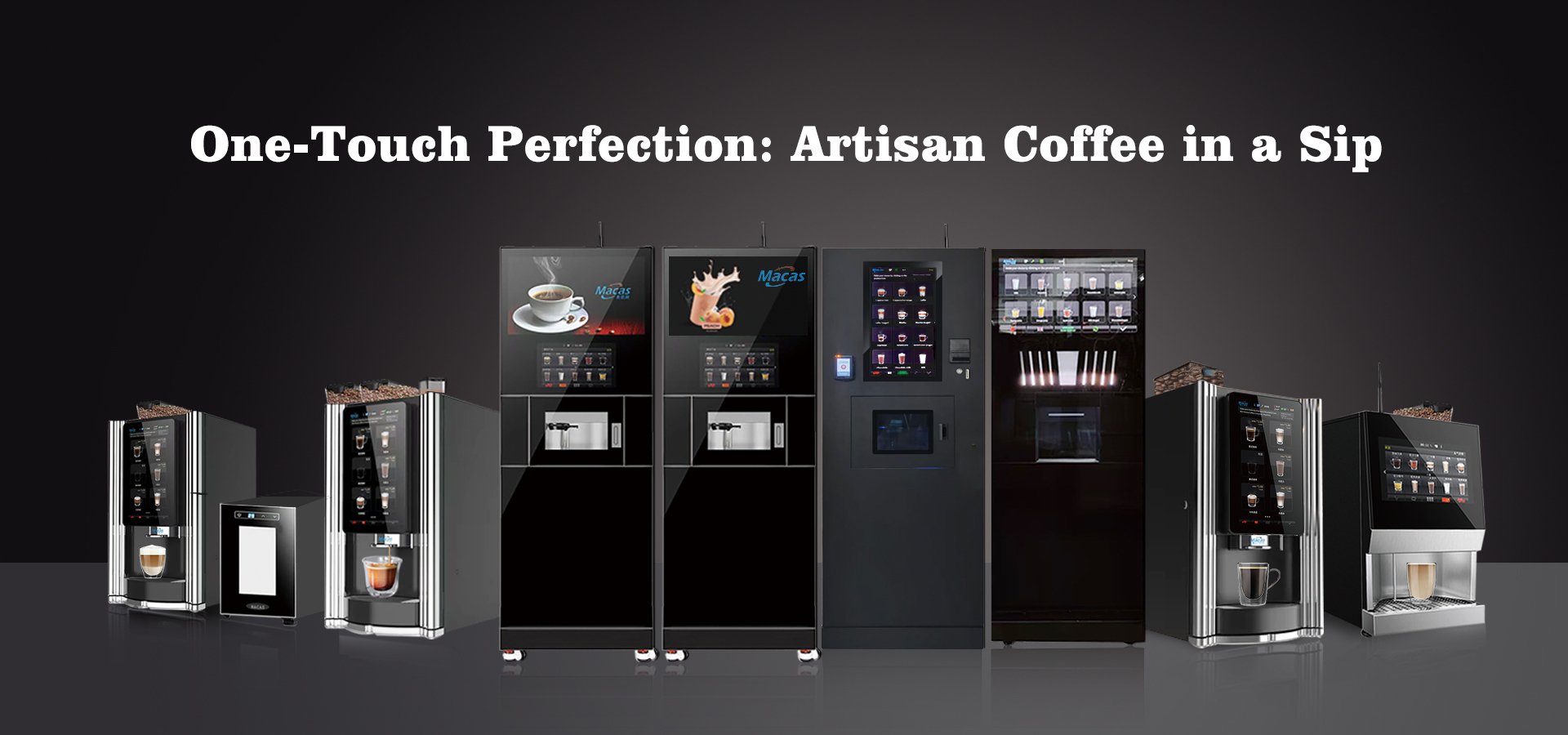 calidad Máquinas expendedoras comerciales de café fábrica