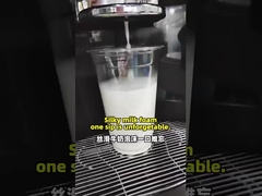 Máquina de venta de café con leche fresca
