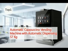 Máquina automática de venta de capuchinos con dispensador automático 57 kg