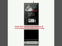 Aplicación de café vertical Oracle Touch 18 ajustes de molienda para la taza perfecta de café