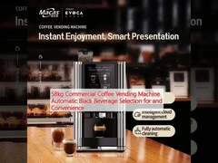 Máquina automática de venta de café de 58 kg Automática de selección de bebidas negras para conveniencia