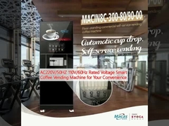 AC220V/50HZ 110V/60Hz Voltado Nombrado Máquina de venta de café inteligente para su comodidad