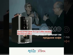 Máquina de venta de café con pantalla táctil para la oficina