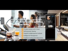 La mejor máquina automática de batidos de proteínas en el gimnasio.