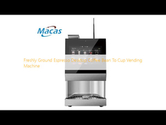 Máquina de venta de café de escritorio de café fresco a la taza