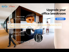 Máquina vendedora de café inteligente y compacta para el despliegue de OCS por Evoacas