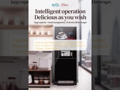 Materiales de grado alimenticio y piezas de origen europeo en la máquina de café Macas totalmente automática