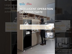 Máquina de café MACAS de pie versátil Opciones de bebidas para variados gustos del cliente