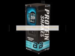 Máquina expendedora de café con batido de proteínas comercial con pantalla táctil