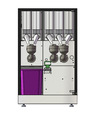Máquina de venta de café instantáneo MACAS Máquina de venta de café en polvo 220VAC