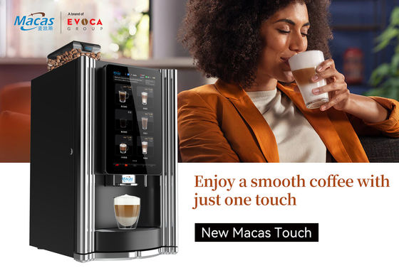 comprar Máquina automática de venta de café con pantalla táctil de 15,6 pulgadas MACAS 220V 50Hz fabricación en línea