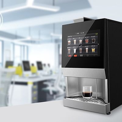 comprar Acero inoxidable 304 Máquina de venta de café comercial para uso hotelero fabricación en línea