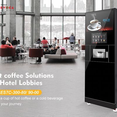 Máquinas expendedoras de café de autoservicio con certificación CE para tiendas