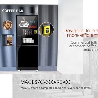 comprar Máquina de venta de café conveniente y moderna para el crecimiento de su negocio fabricación en línea