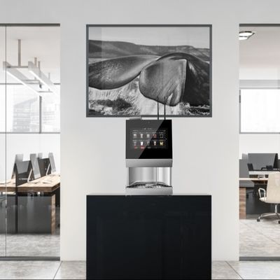 comprar Máquina de café recién molida con pantalla táctil y 3 contenedores instantáneos fabricación en línea