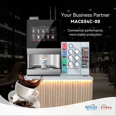 comprar Pantalla de pantalla LCD de la encimera del café a la taza Máquina expendedora de café Taza Capacidad de 200 tazas fabricación en línea