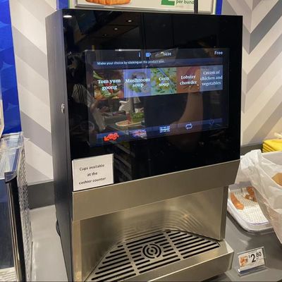 comprar Máquina vendedora de café instantáneo de acero inoxidable con temperatura ajustable fabricación en línea