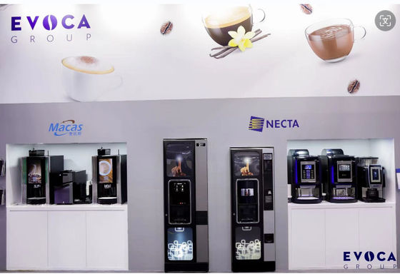 comprar Máquina vendedora de café de tamaño conveniente para negocios fabricación en línea