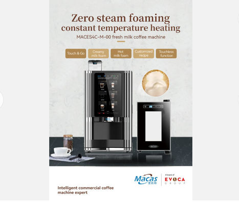 comprar Máquina de venta de café de fábrica de grano de leche fresco a la taza fabricación en línea