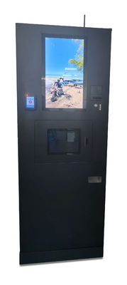 Recientemente desarrollado 21.5 pulgadas profesional de autoservicio piso máquina de café de pie con sistema automatizado
