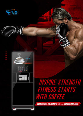 GYM Vendedora de bebidas instantáneas de proteínas Vendedora de bebidas de café