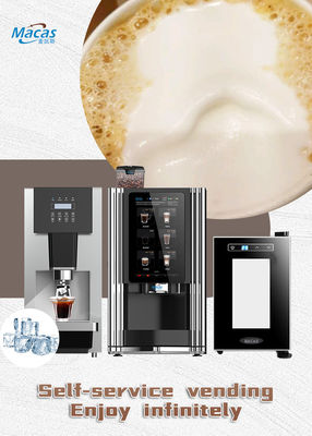 comprar Máquina de venta de café de grano a taza fácil de limpiar y mantener fabricación en línea