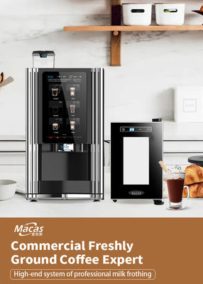 comprar Máquina automática de venta de café de grano a taza fácil de limpiar y mantener fabricación en línea