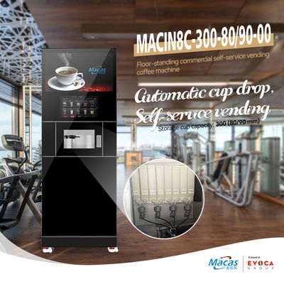 comprar Máquina vendedora de café instantáneo de 1200W con soporte técnico de video después del servicio fabricación en línea
