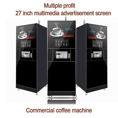 Producción de café con máquina de café de pie MACES7C-300-90-00 con pantallas táctiles de 15.6