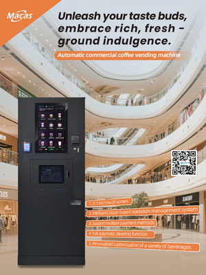 Máquina de café automática comercial con molinilla europea de 2200W