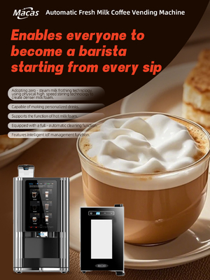 comprar Factory Commercial Bean to Cup Fresh Milk Espresso Coffee Machine suits in HoReCa fabricación en línea
