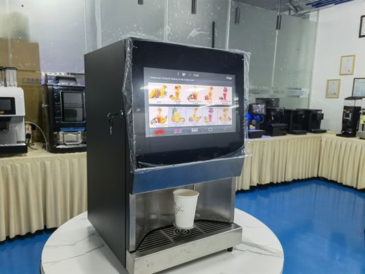 Un buen precio. Acero inoxidable 201 Máquina automática de café de escritorio con sonrisa en línea