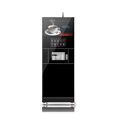 Máquina de venta de frijoles a la taza para la estación de metro
