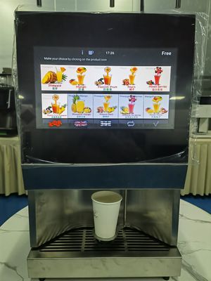Un buen precio. CUI/OUI Máquina de venta de café instantáneo con dispensador de tazas en línea