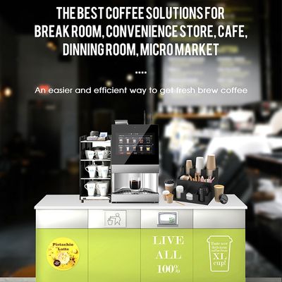 Protocolo MDB Autoservicio Máquina de venta de café de escritorio para negocios