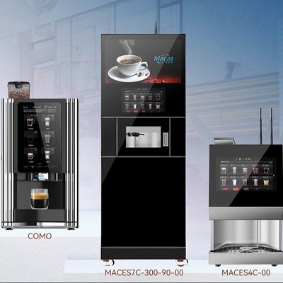 Un buen precio. Acero inoxidable 304 automático máquina de café de pie 220V 50Hz en línea