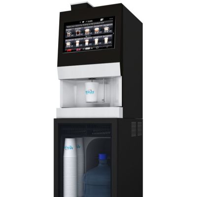 Un buen precio. Máquina expendedora de café con 3 latas en línea