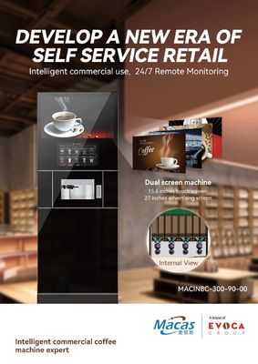 Un buen precio. Máquina de café de pie para venta automática de té y café multifuncional profesional en línea