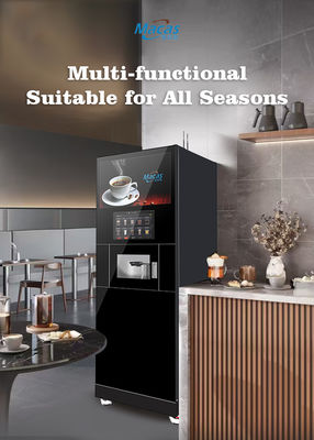 Un buen precio. Máquina vendedora de café comercial con pantalla de 27 pulgadas 220VAC en línea