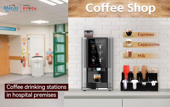Máquina vendedora de café comercial personalizable para su negocio
