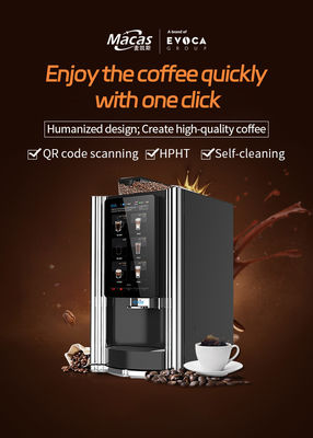 Máquina automática de café comercial con Internet WIFI y RJ-45