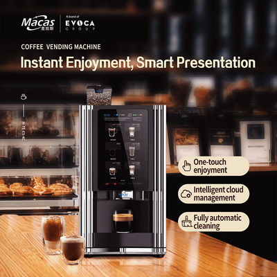 Máquina automática de venta de café de 58 kg Automática de selección de bebidas negras para conveniencia