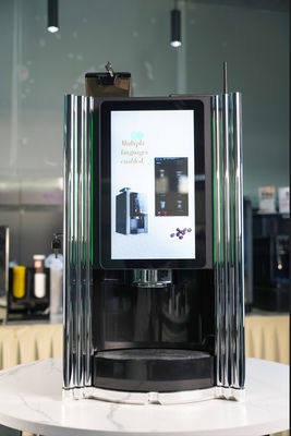 Selección de bebidas negras en máquinas expendedoras de café comerciales con voltaje nominal AC220V/50HZ 110V/60Hz