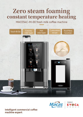 Máquina de café de leche fresca para automóviles Máquina comercial de café en cafetería