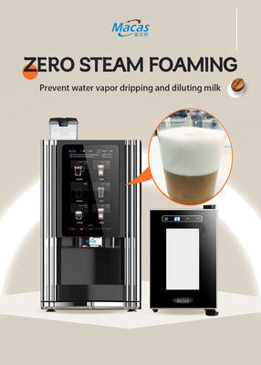 Un buen precio. Máquina comercial de café de alto rendimiento con pantalla táctil de 15,6 pulgadas en línea