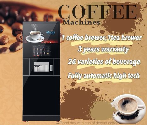 Máquina de café de pie con molinilla importada