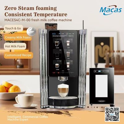 Actualización de la oficina máquina vendedora de café comercial personalizable con bomba de engranaje